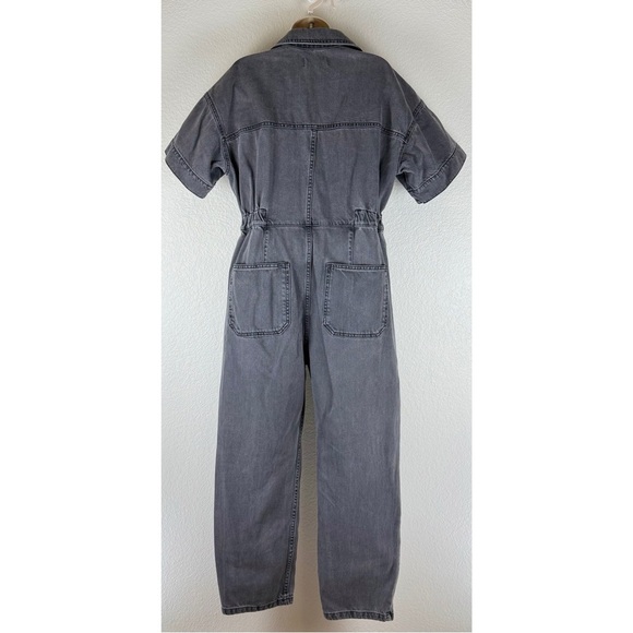 Free People We the Free Black Marci Denim Jumpsuit, size Large - Picture 6 of 13